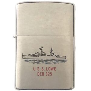Zippo USS Lowe DER 325 Lighter